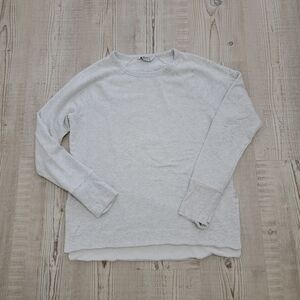 Athleta Heathered Grey Long Sleeve Top